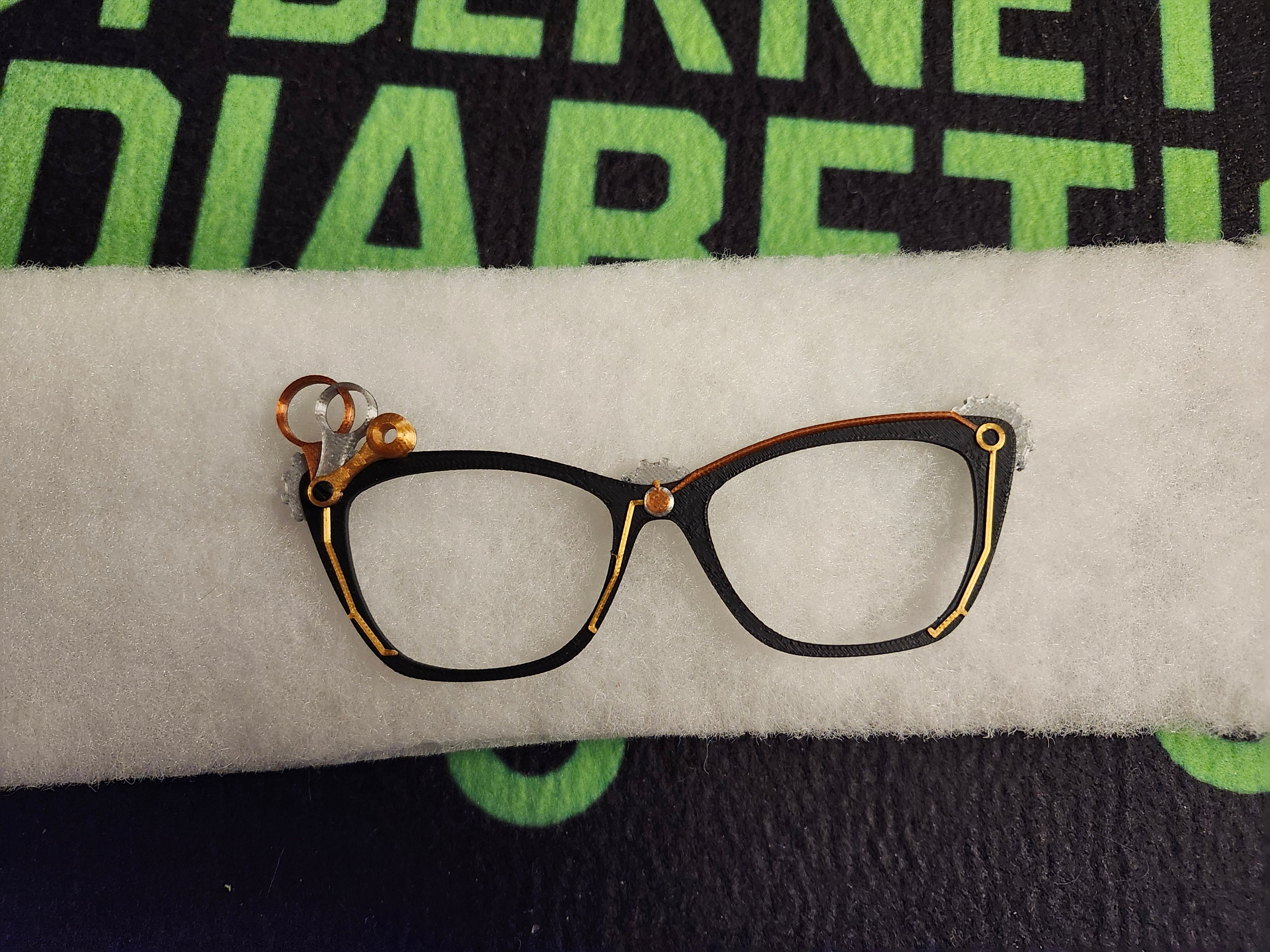 Steampunk Cat-Eye Magnetic Eyeglass Toppers