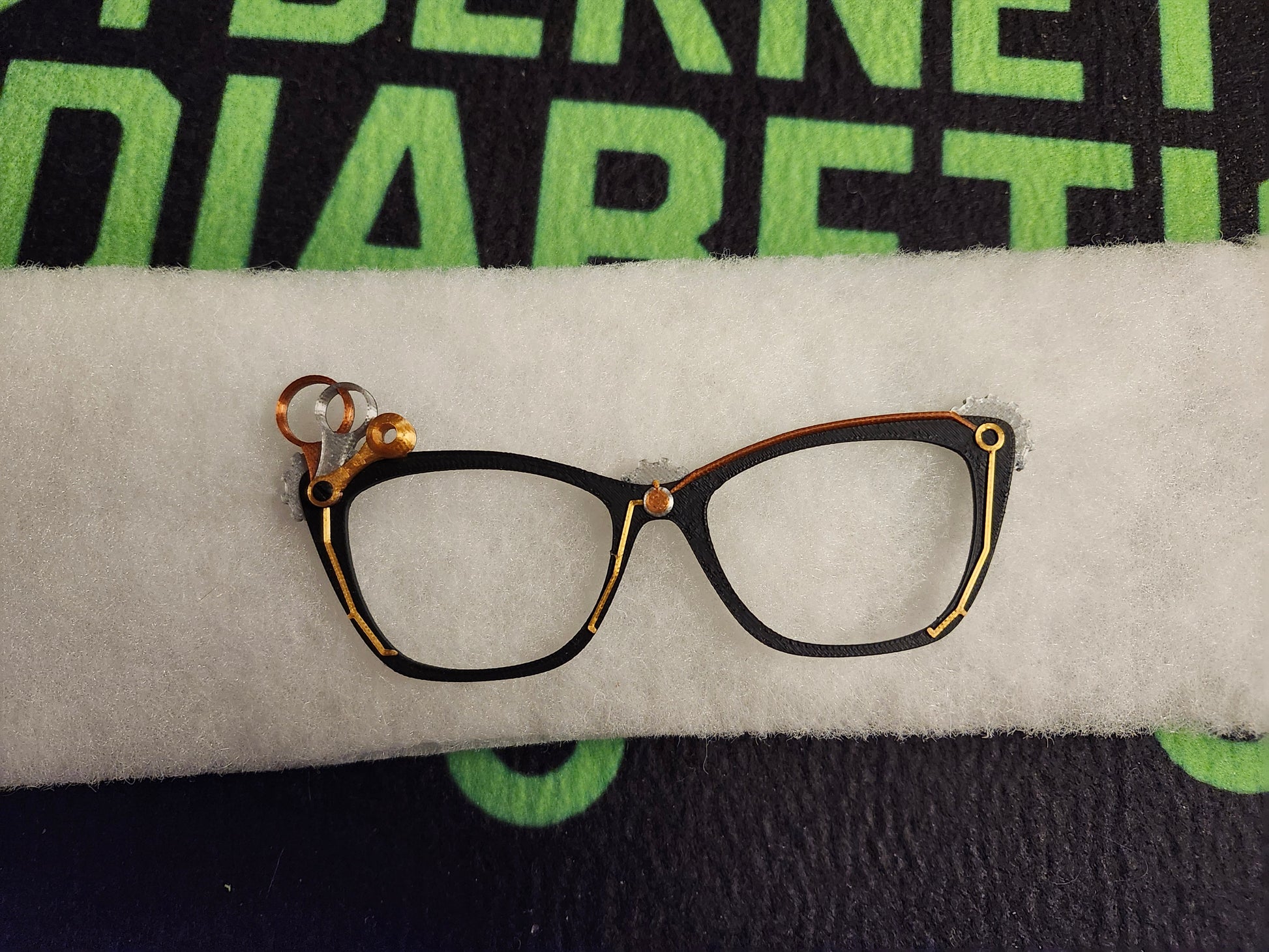 Steampunk Cat-Eye Magnetic Eyeglass Toppers