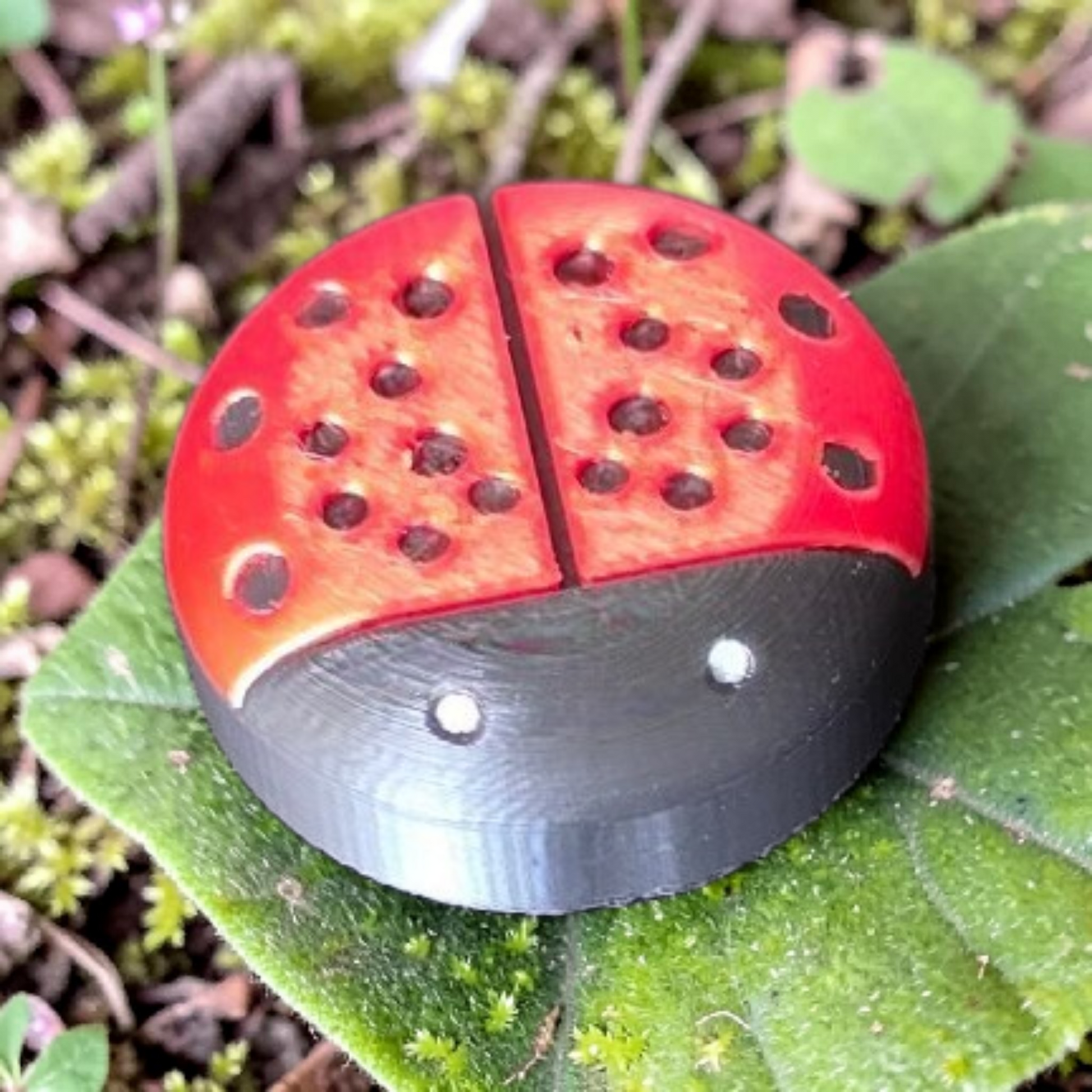Nature: Ladybug CGM Cover compatible with Dexcom G7, Libre 2/2+, 3/3+ or Stelo