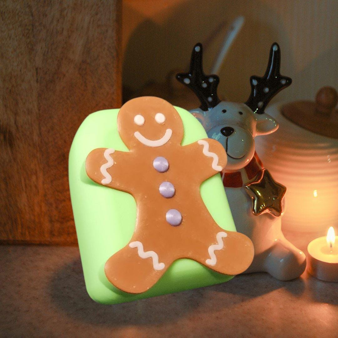 Gingerbread Man Insulin Pod Cover compatible with the Omnipod