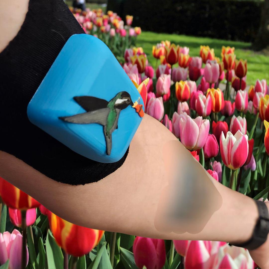 Hummingbird Cover compatible with Omnipod