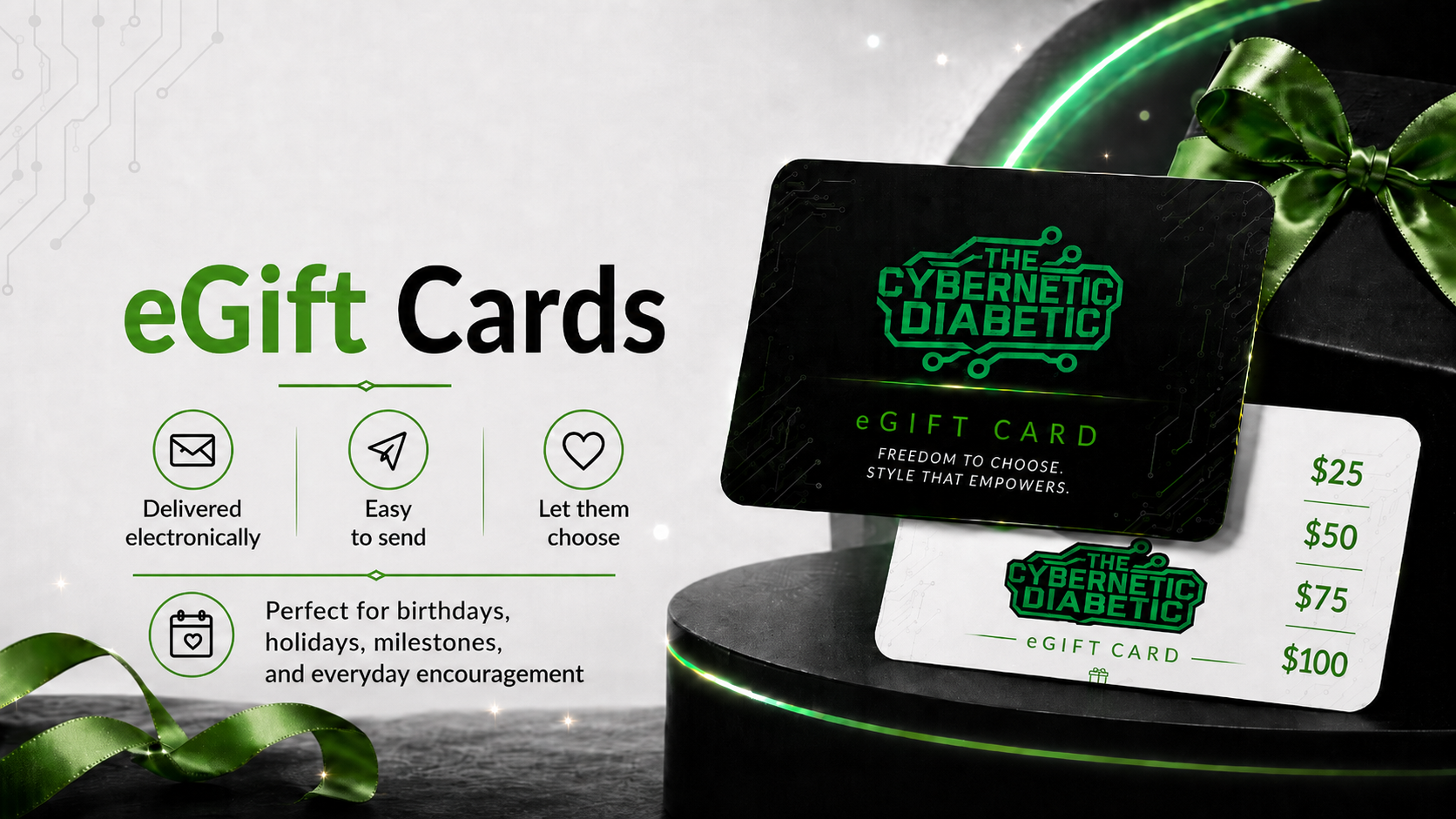 The Cybernetic Diabetic Gift Cards
