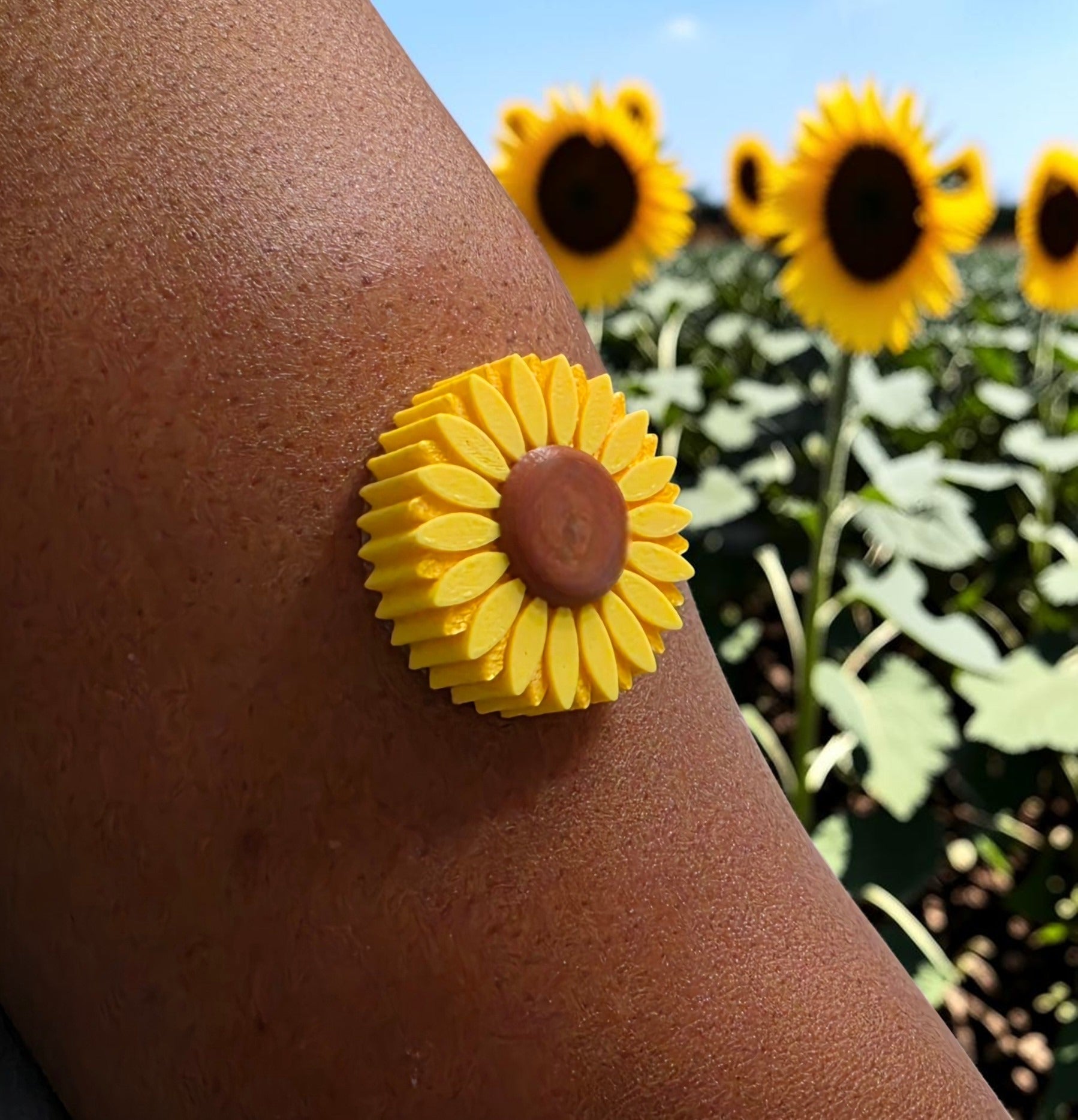 Sunflower Sensor Cover