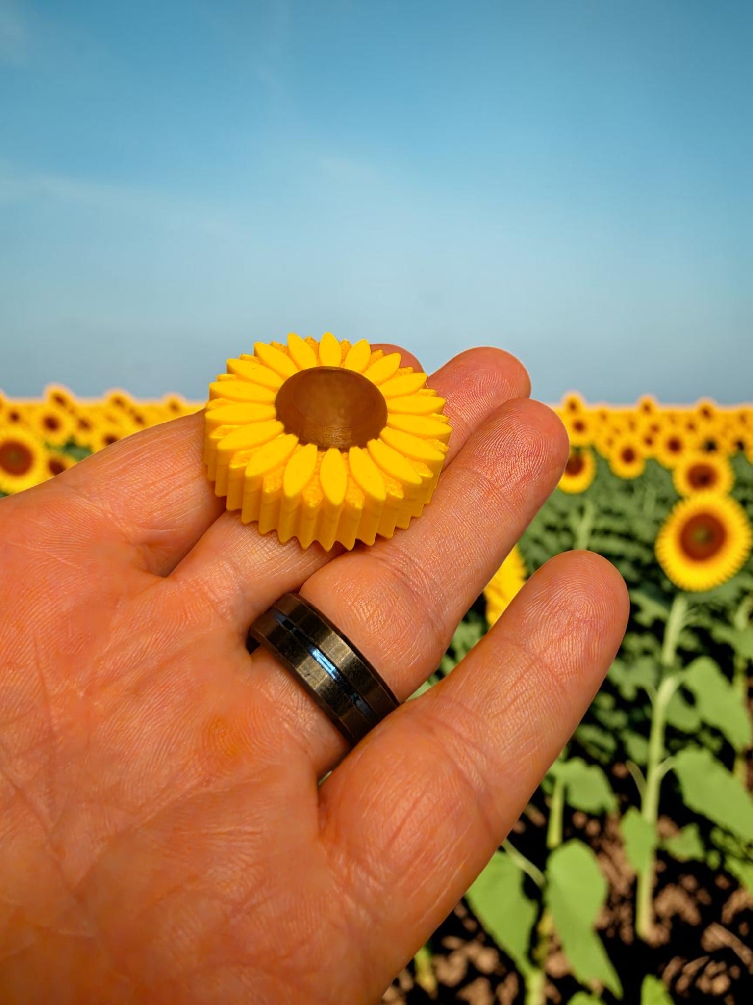 Sunflower Sensor Cover
