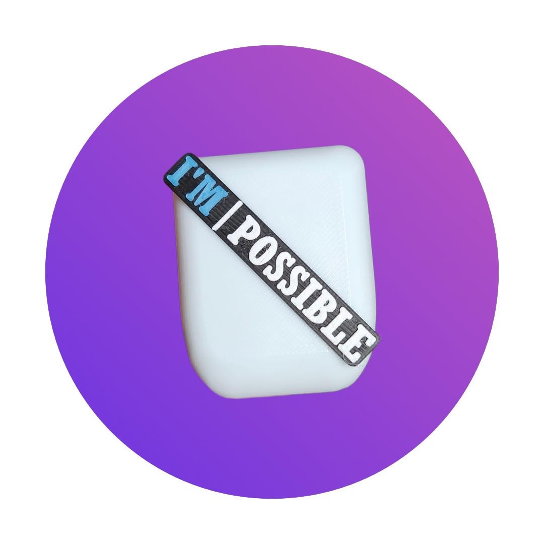 I'm|Possible: Logo or Spaceman's Taco Pod Covers (includes 1 cover and 10 Dollar Donation to I'm|Possible)