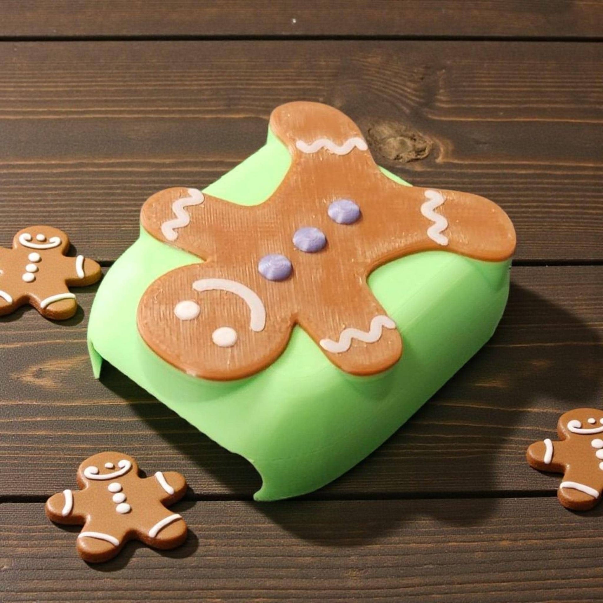 Gingerbread Man Insulin Pod Cover compatible with the Omnipod