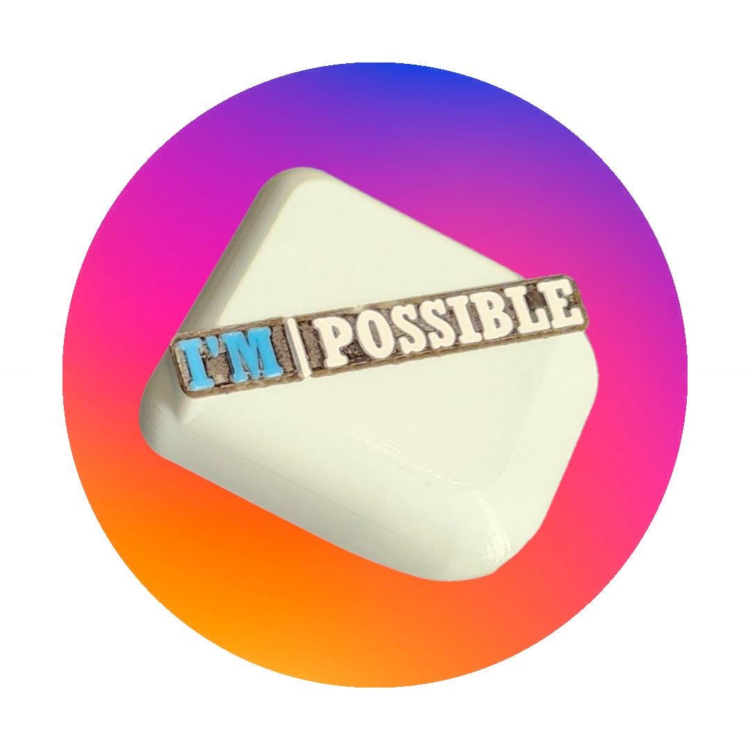 I'm|Possible: Logo or Spaceman's Taco Pod Covers (includes 1 cover and 10 Dollar Donation to I'm|Possible)