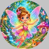 Kid-friendly Fairy peel-and-stick
