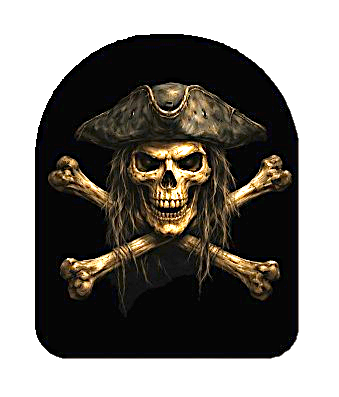 Spook Jolly Roger peel-and-stick