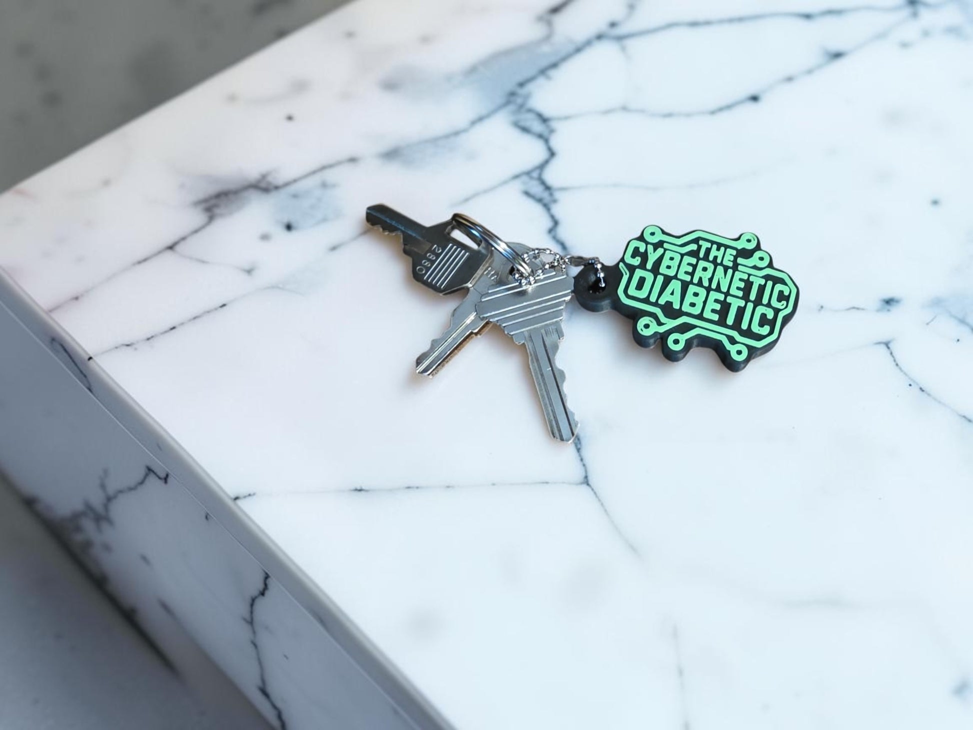 The Cybernetic Diabetic keychain