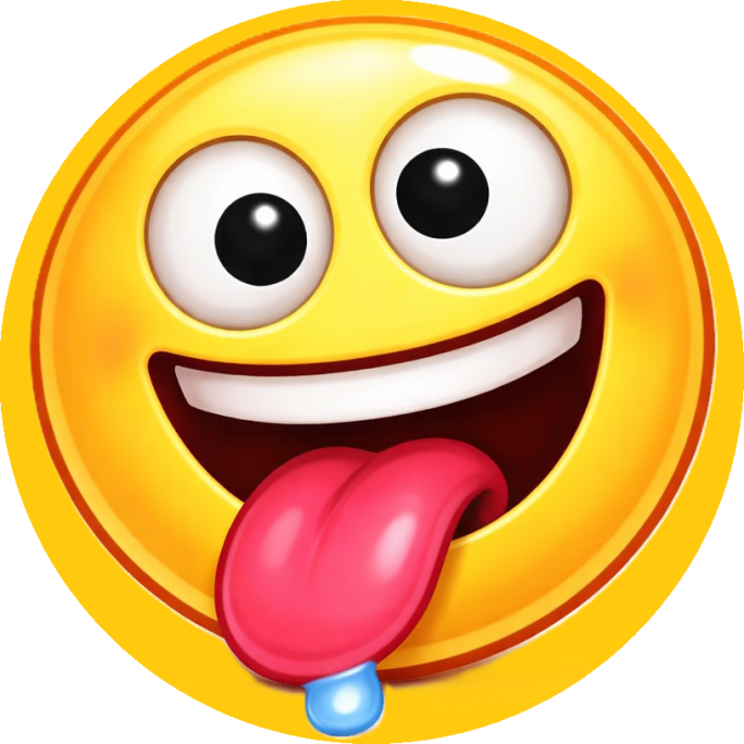 Zany Emoji peel-and-stick